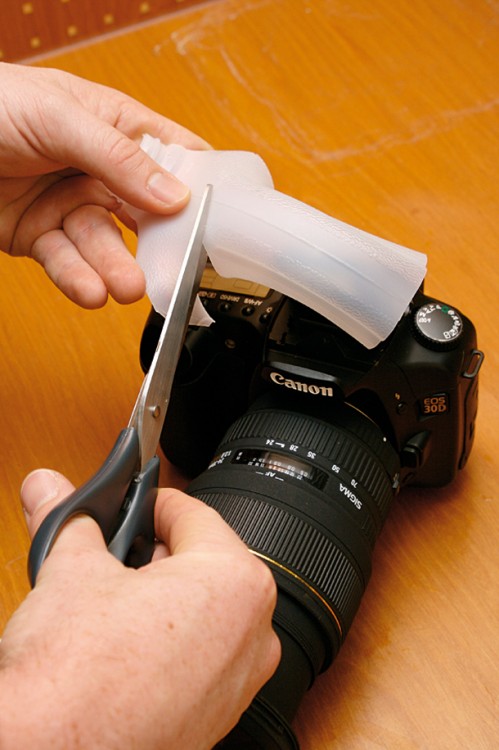 Create a light diffuser with an empty milk carton