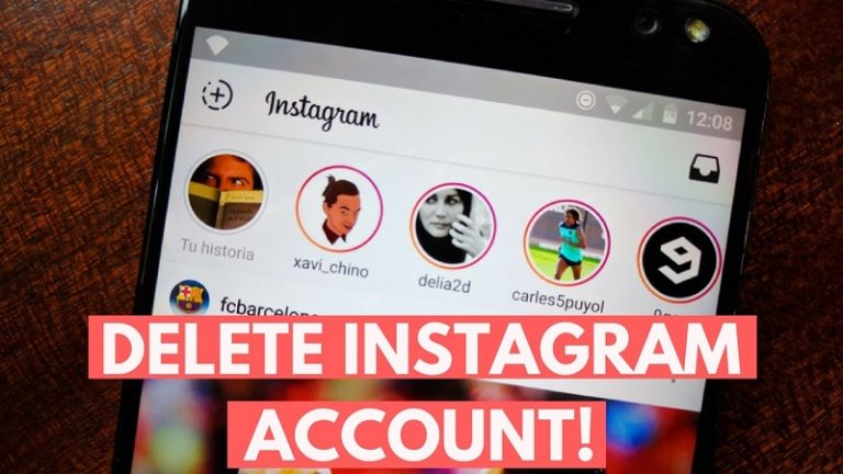 How to delete an instagram account from your device