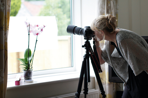 Make your own light box using a window and paper