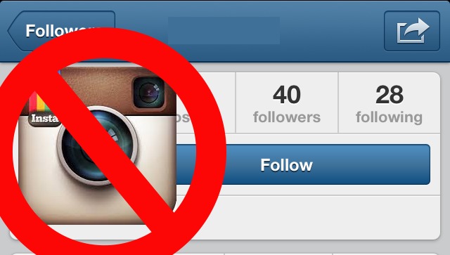 Unfollow your Instagram account