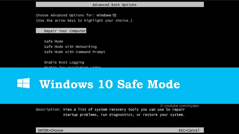 How To Start In Safe Mode Windows 10 Get Solution