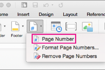 How to change page numbering in Word