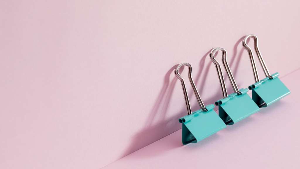 Binder Clips for Desk Cable Management